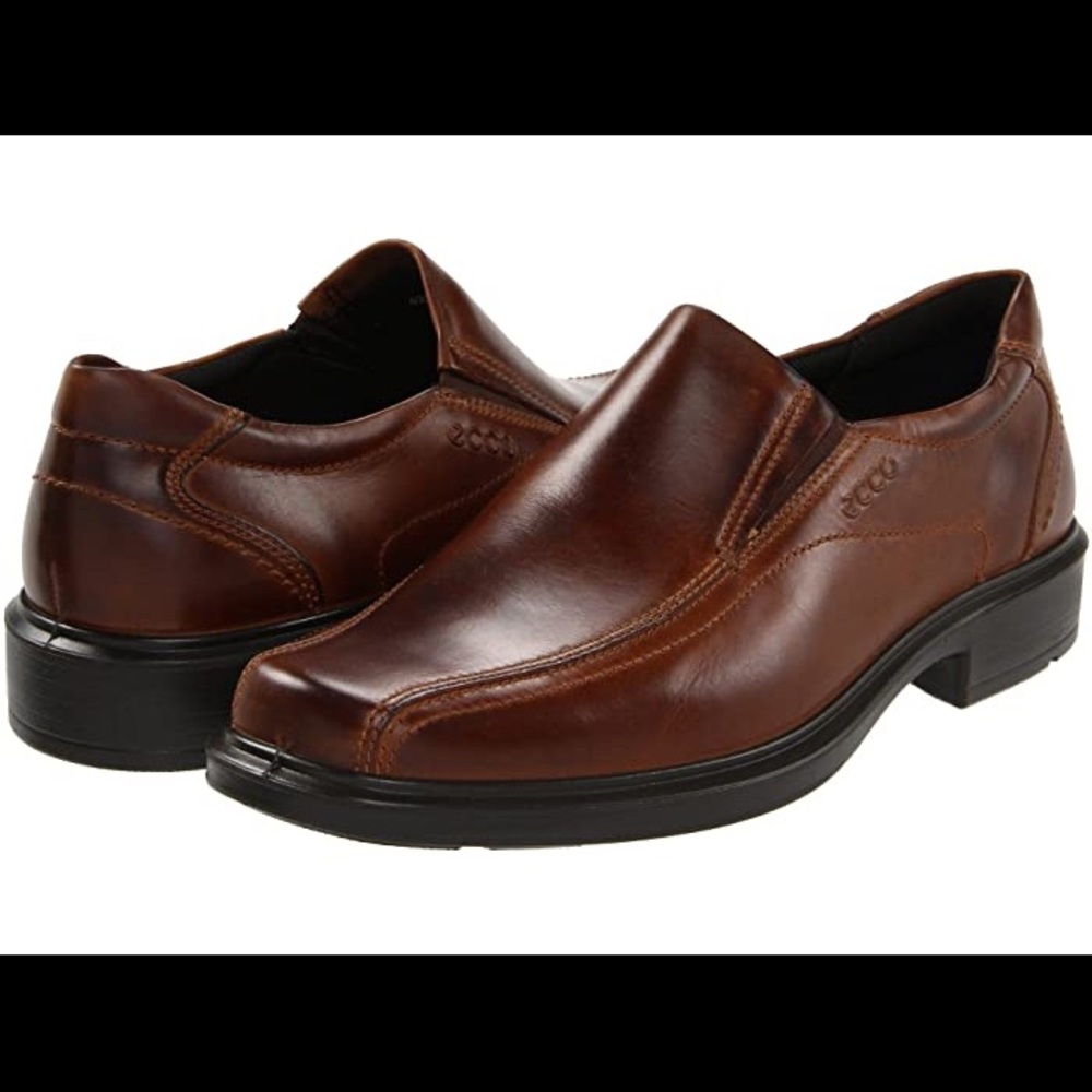Ecco Helsinki slip on loafers/ dress shoes